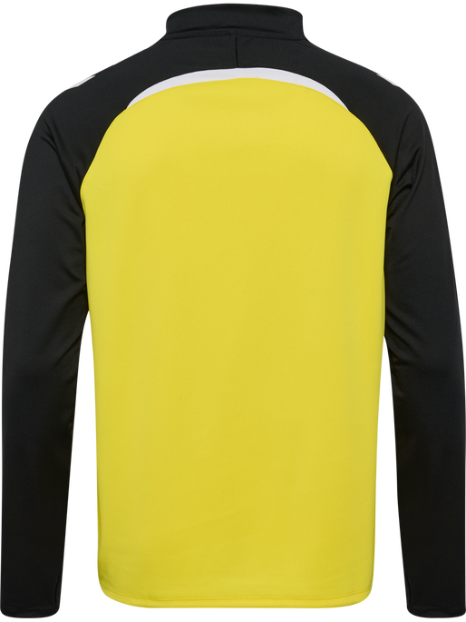 hmlLEAD 2.0 HALF ZIP, BLAZING YELLOW/BLACK, packshot