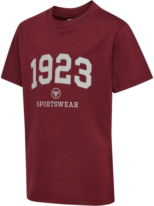 hmlJR GRAPHIC 1923 T-SHIRT S/S, CHOCOLATE TRUFFLE hmlJR GRAPHIC 1923 T-SHIRT S/S, CHOCOLATE TRUFFLE, packshot