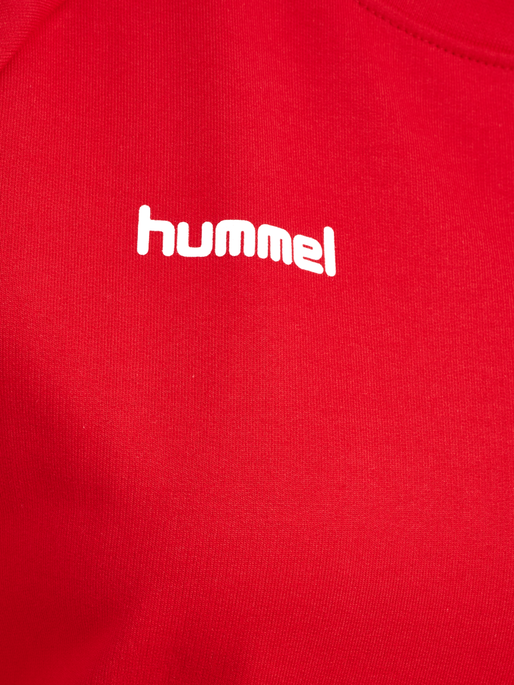 HUMMEL GO COTTON SWEATSHIRT WOMAN, TRUE RED, packshot