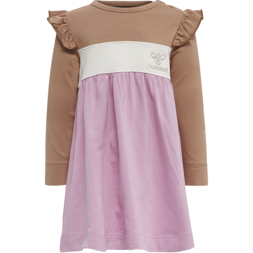hmlJAMILA DRESS L/S, MAUVE MIST, packshot