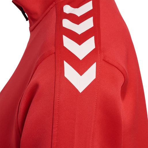 hmlCORE XK HALF ZIP SWEAT WOMAN, TRUE RED, packshot