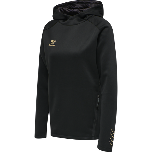 hmlCIMA XK HOODIE WOMAN, BLACK, packshot