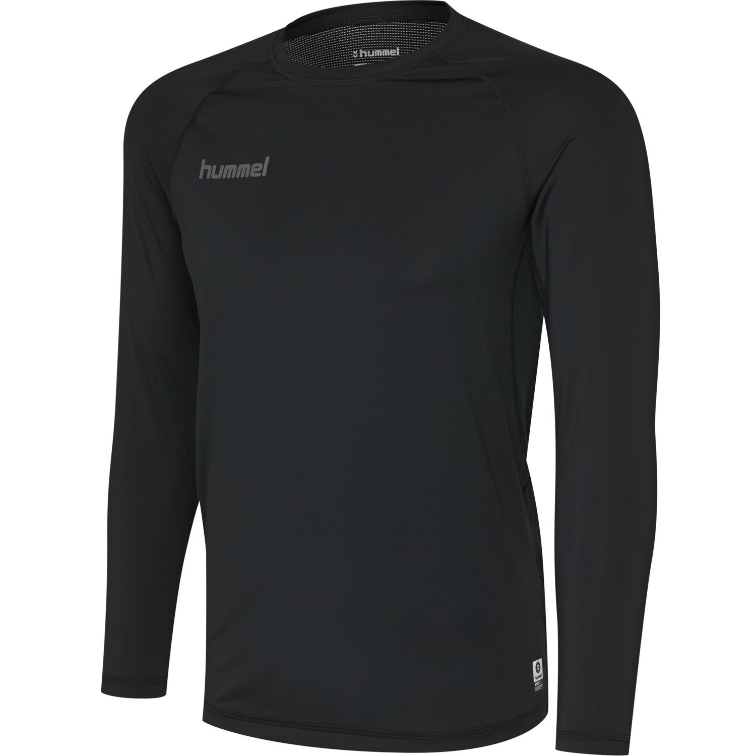 HUMMEL FIRST PERFORMANCE JERSEY L/S, BLACK, packshot