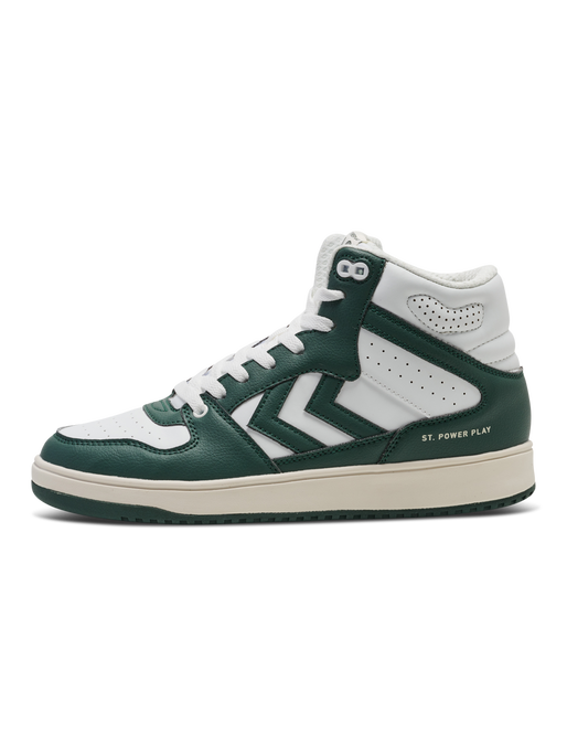ST. POWER PLAY MID RT, WHITE/GREEN, packshot