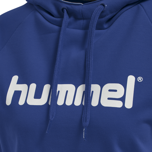 HMLGO COTTON LOGO HOODIE WOMAN, TRUE BLUE, packshot