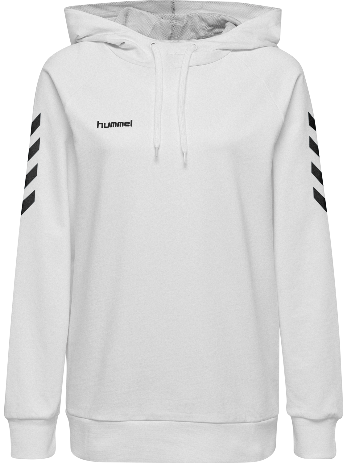 HUMMEL GO COTTON HOODIE WOMAN, WHITE, packshot