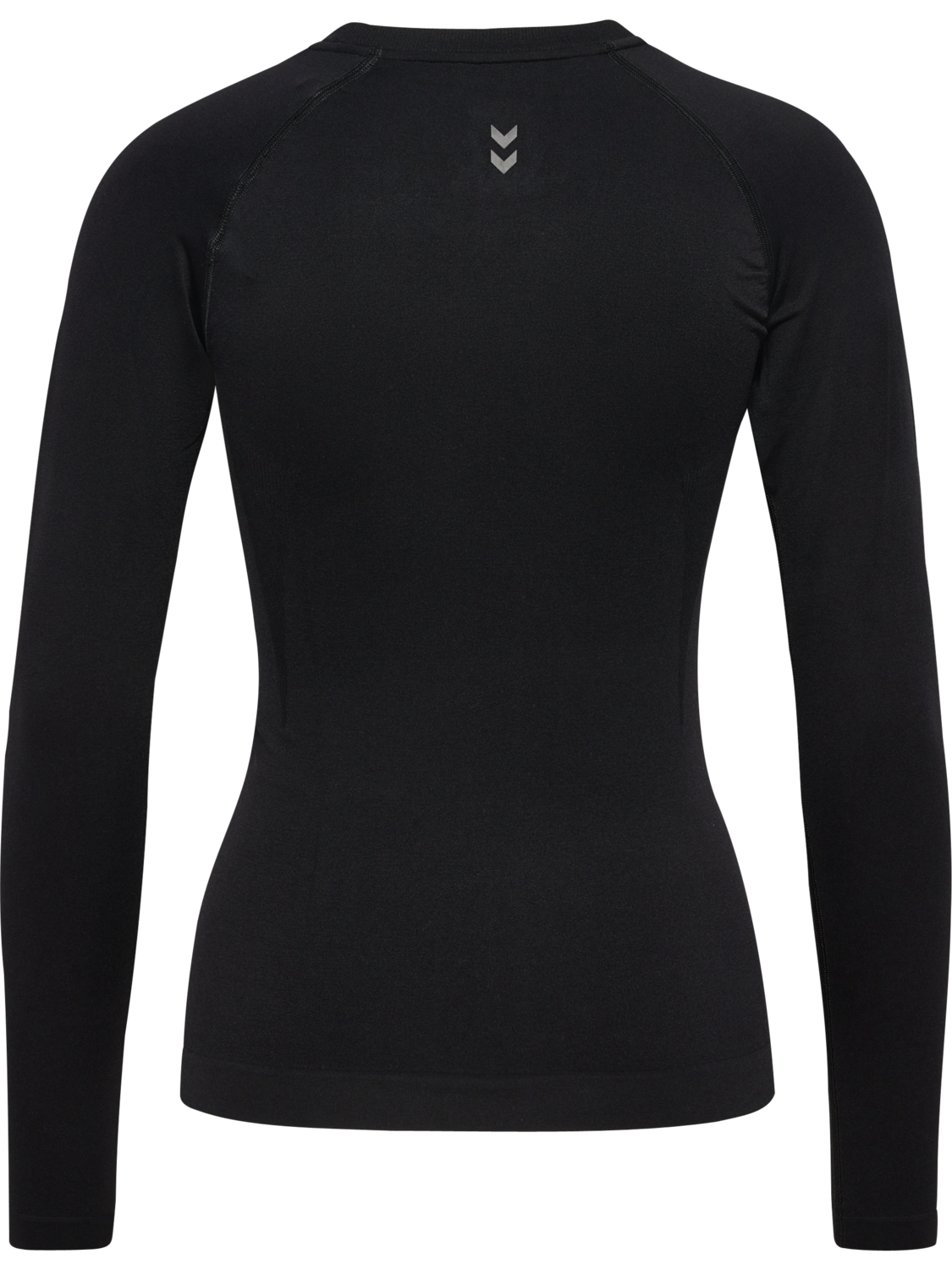 hmlFLOW T-SHIRT L/S, BLACK, packshot