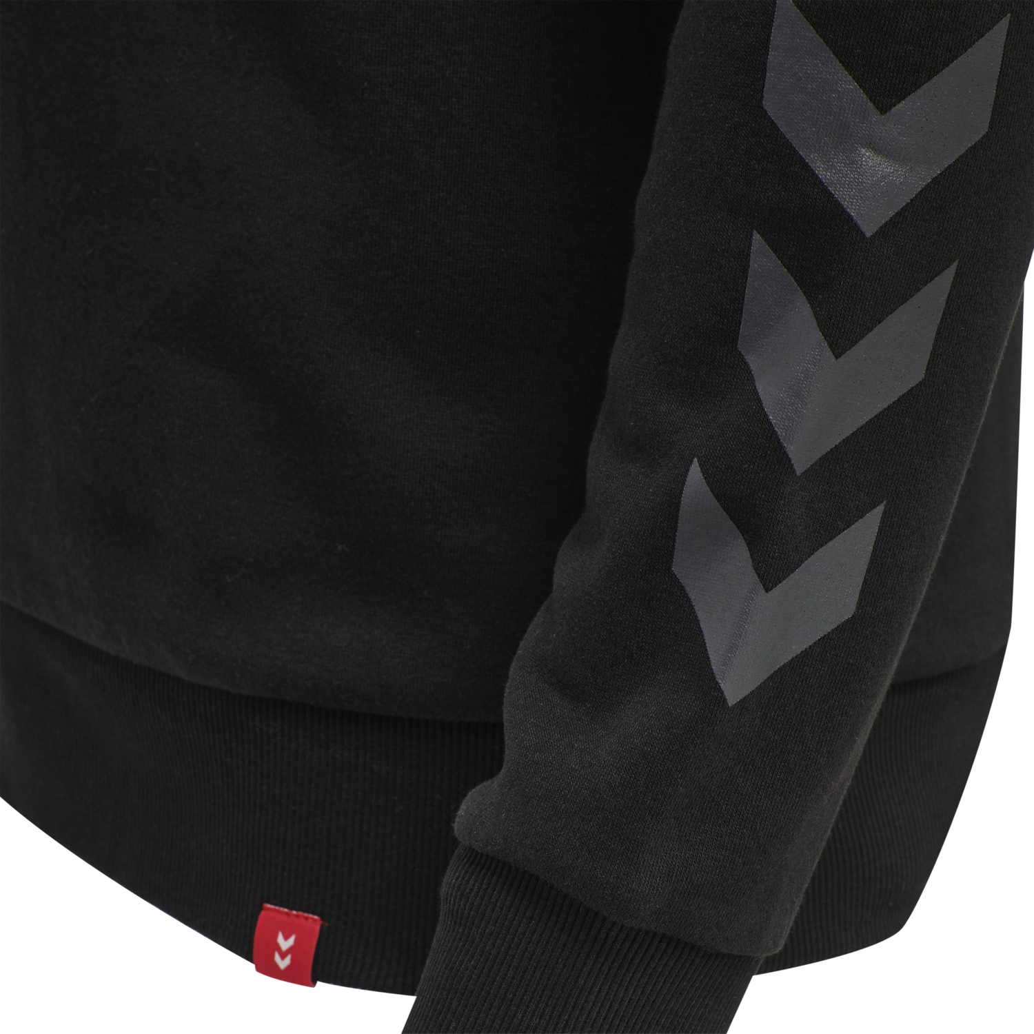 hmlLEGACY HOODIE, BLACK, packshot