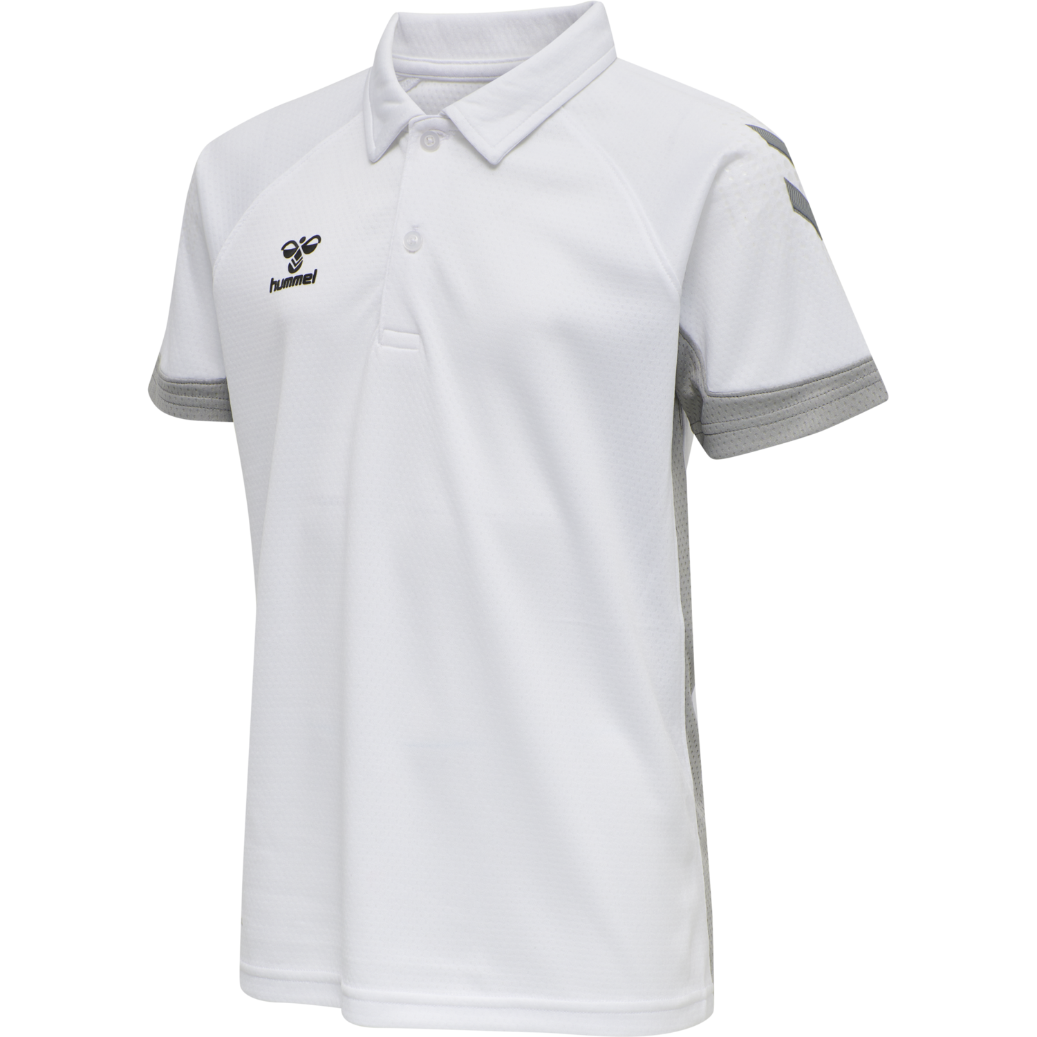 hmlLEAD FUNCTIONAL KIDS POLO, WHITE, packshot