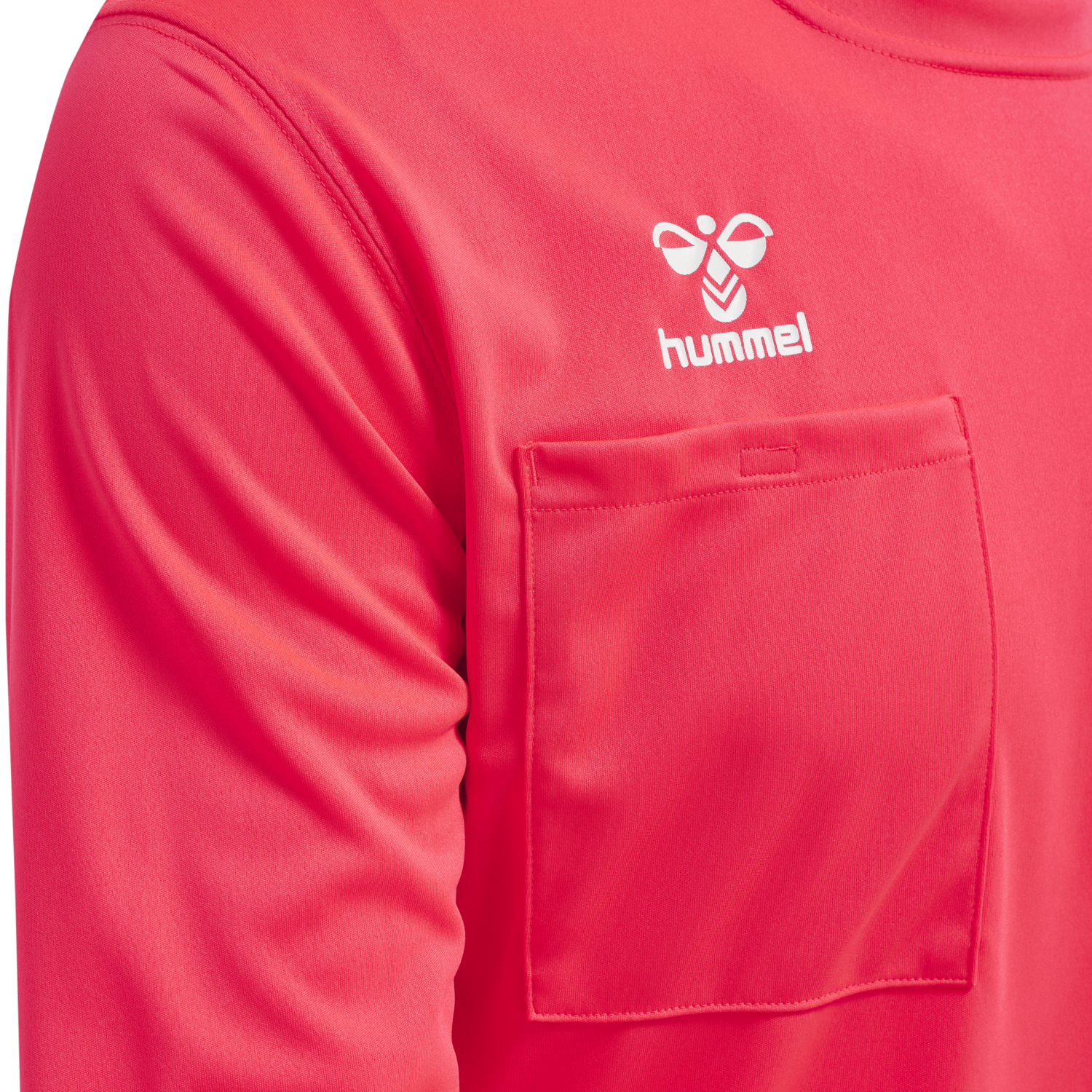 hmlREFEREE CHEVRON JERSEY L/S, DIVA PINK, packshot