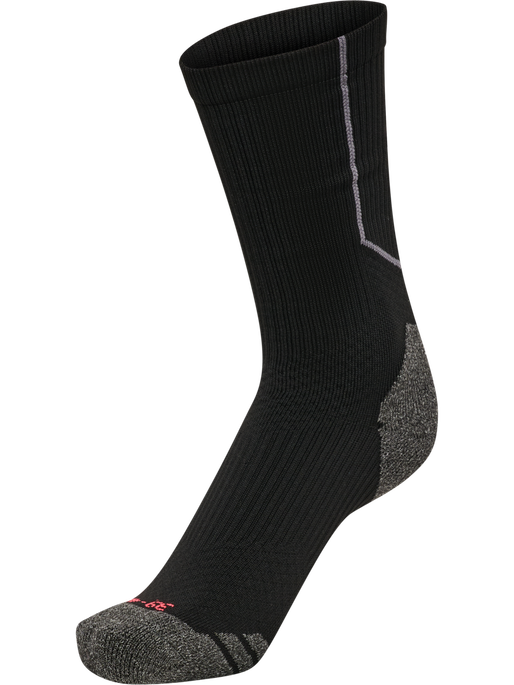 hmlBLAZE PRO TRAINING SOCKS LOW, BLACK/ORANGE hmlBLAZE PRO TRAINING SOCKS LOW, BLACK/ORANGE, packshot