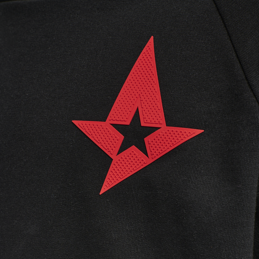 ASTRALIS HOODIE KIDS, BLACK, packshot