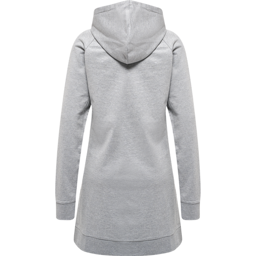 hmlMOVE GRID COTTON SWEATDRESS, GREY MELANGE, packshot