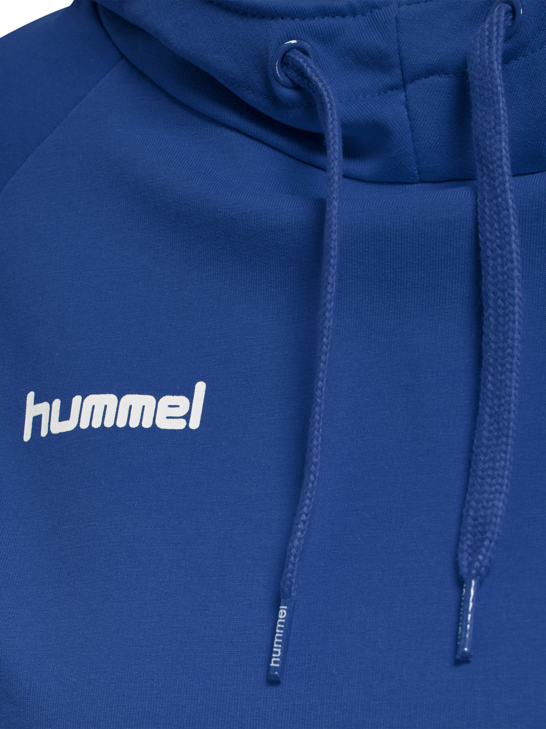 HUMMEL GO COTTON HOODIE WOMAN, TRUE BLUE, packshot