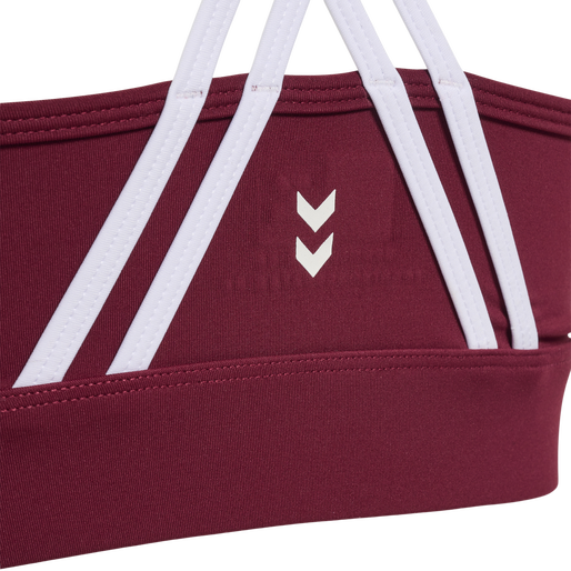 hmlMT FLASH SPORTS BRA, ZINFANDEL, packshot