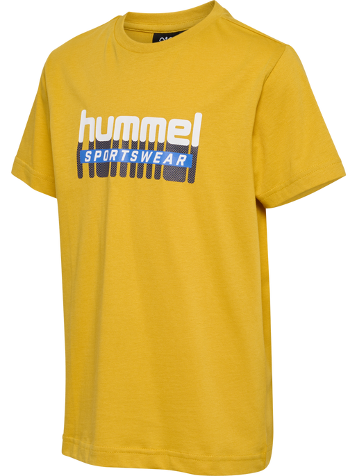 hmlTUKAS T-SHIRT S/S, GOLDEN SPICE, packshot