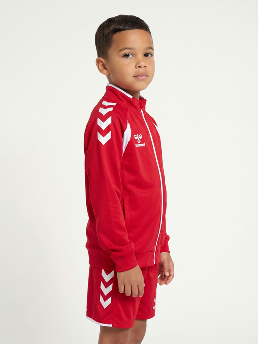 hmlCORE 2.0 TRACK ZIP JACKET KIDS, TRUE RED/WHITE, model