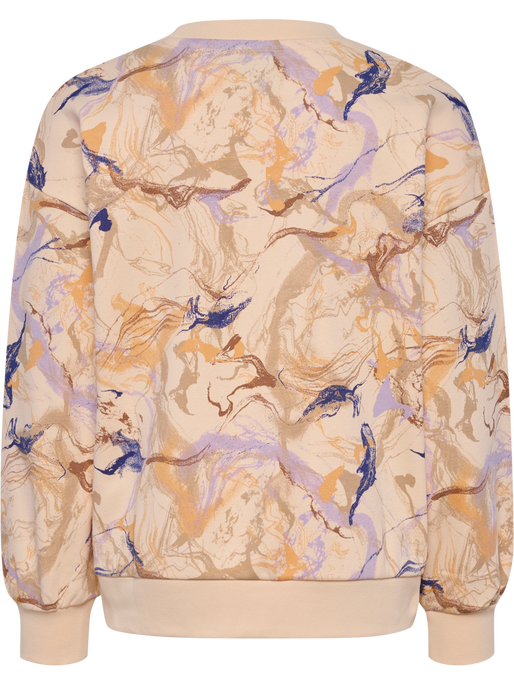 hmlSWIRLY SWEATSHIRT, BISQUE, packshot