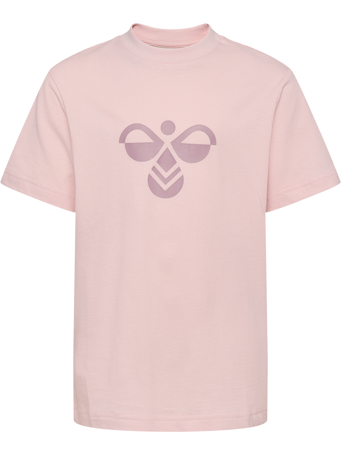 hmlJR REG TUKAS 2-PACK T-SHIRT S/S, GRAY RIDGE/PALE LILAC, packshot