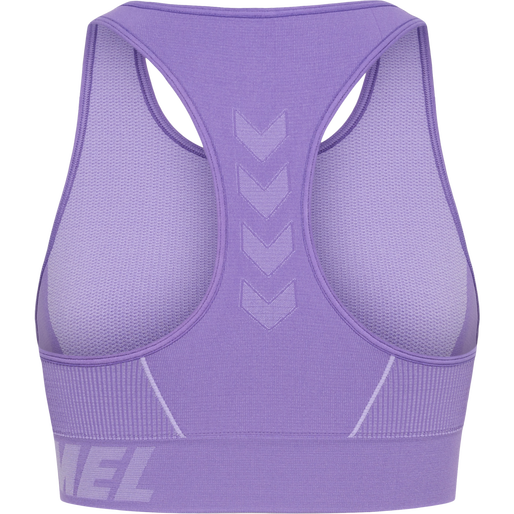 hmlTE CHRISTEL SEAMLESS SPORTS TOP, PAISLEY PURPLE, packshot