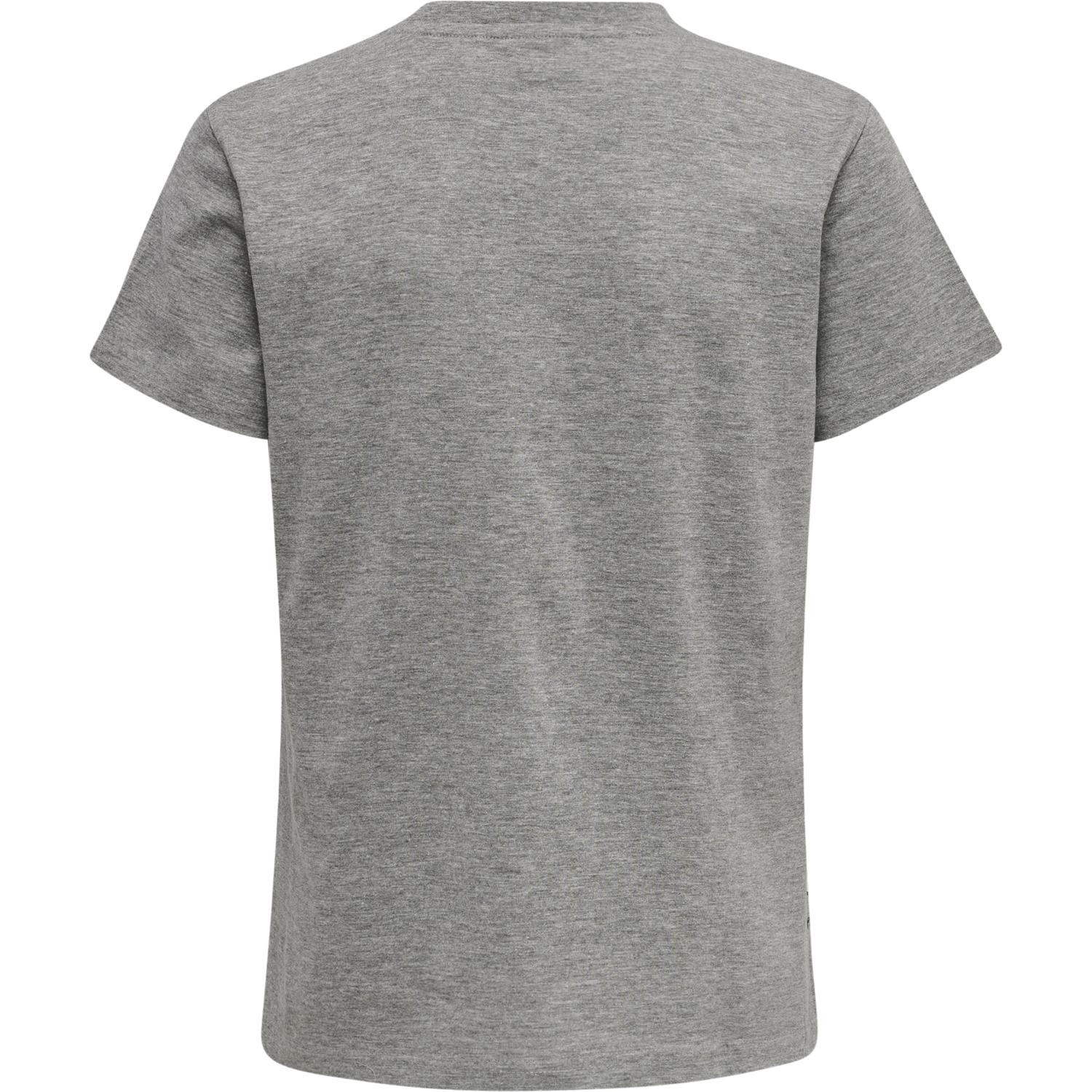 hmlMOVE GRID COTTON T-SHIRT S/S KID, GREY MELANGE, packshot