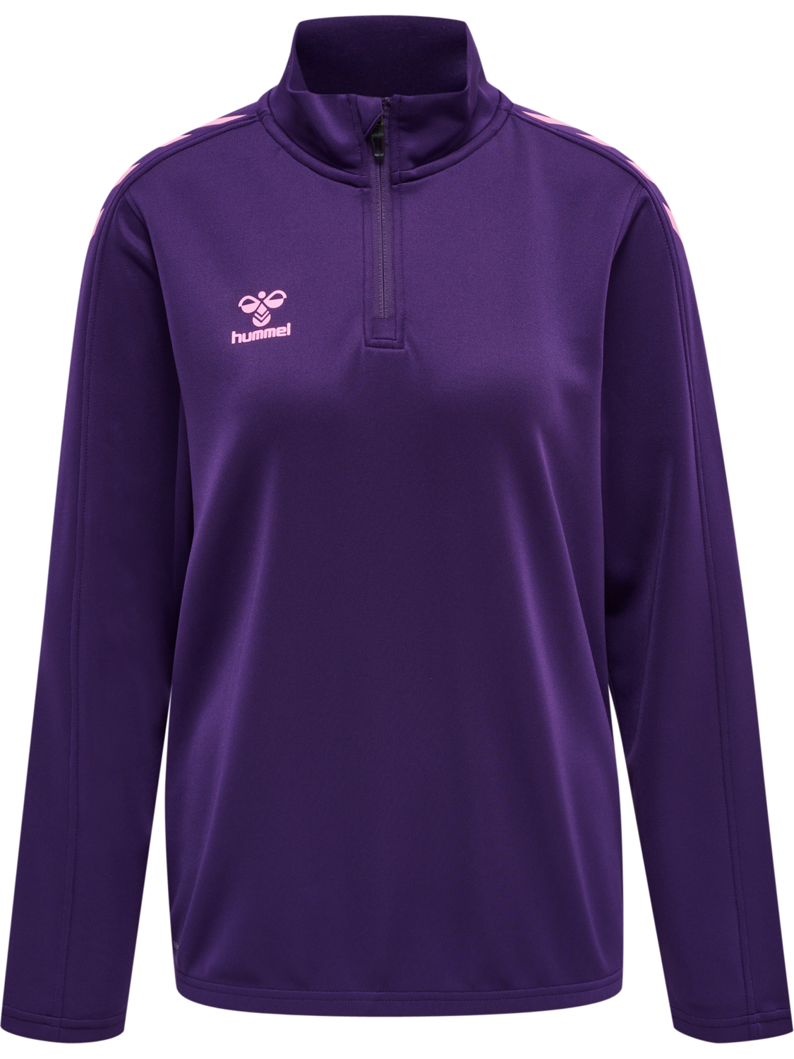 hmlCORE XK HALF ZIP SWEAT WOMAN, ACAI, packshot