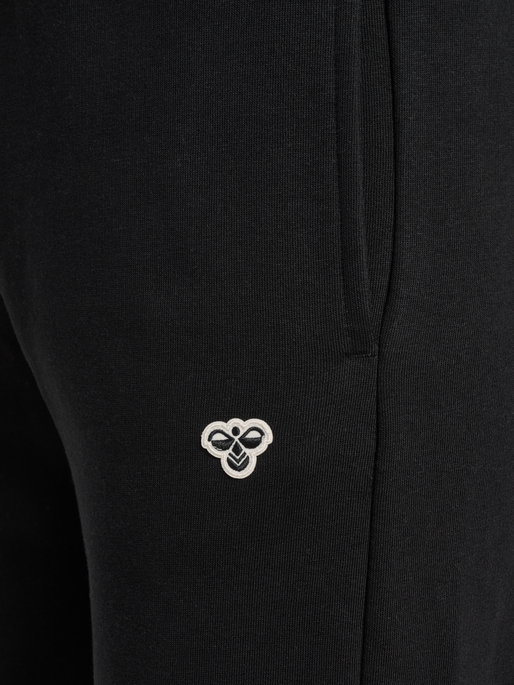 hmlREGULAR SWEATPANT BEE, BLACK hmlREGULAR SWEATPANT BEE, BLACK, packshot