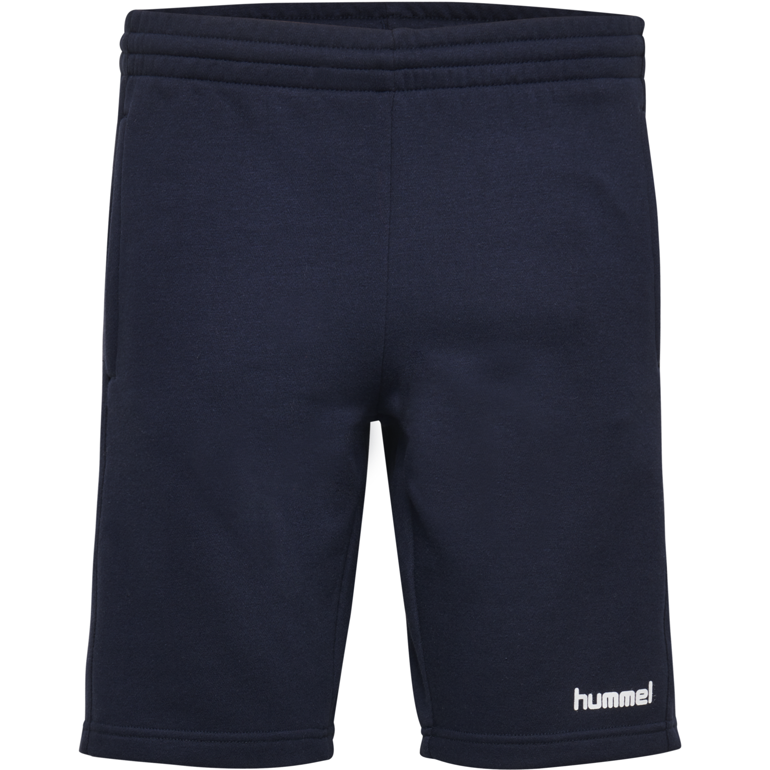 HUMMEL GO COTTON BERMUDA SHORTS WOMAN, MARINE, packshot