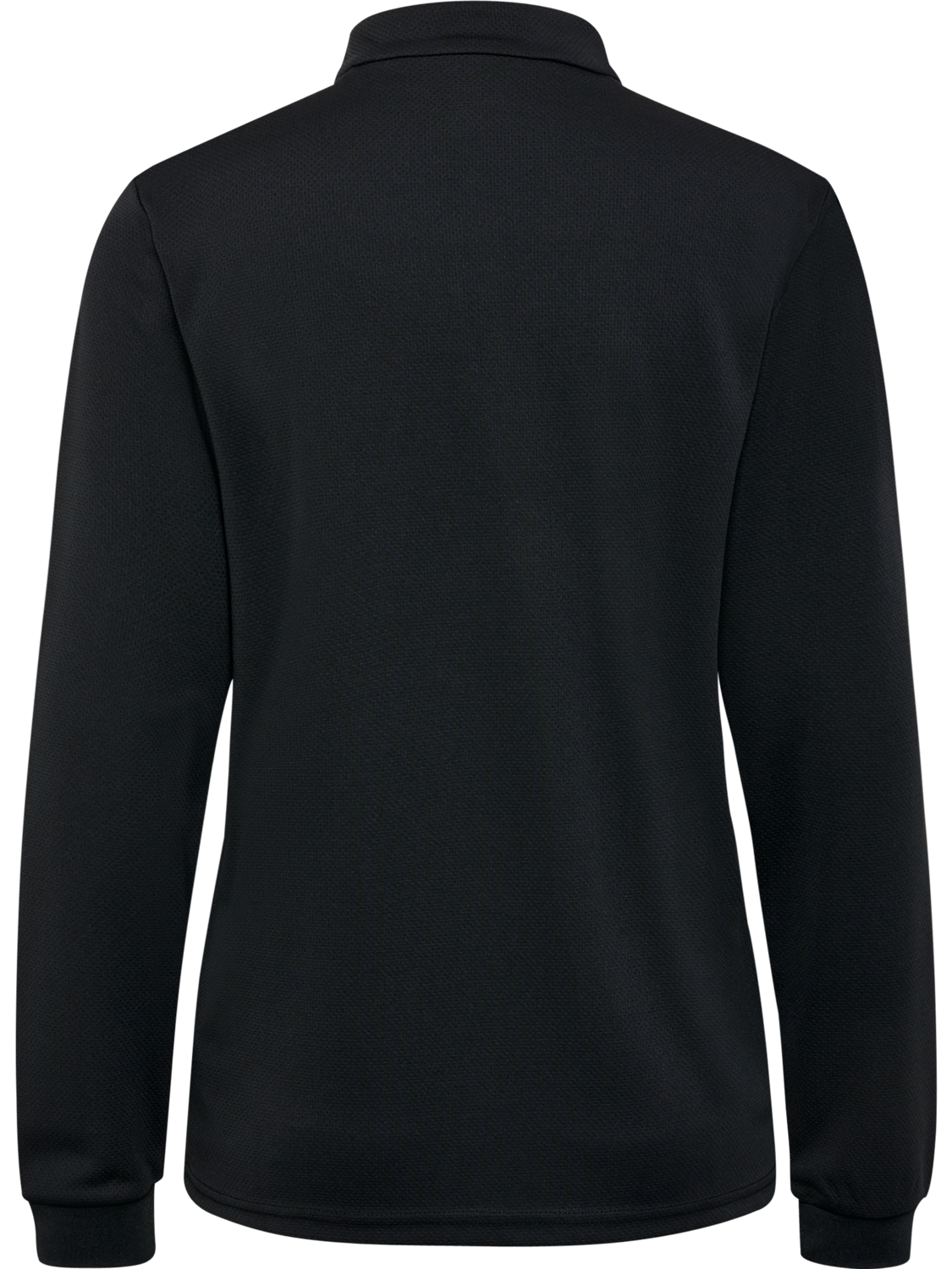 hmlAUTHENTIC HALF ZIP SWEAT WOMAN, BLACK, packshot