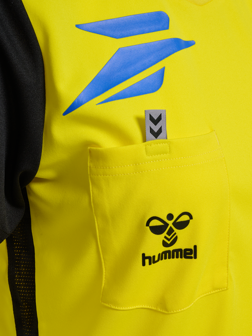 FFHB NEW REFEREE JERSEY S/S WO, BLAZING YELLOW W/O SPONSOR, packshot