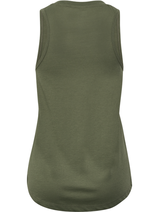 hmlMT VANJA TOP, DEEP LICHEN GREEN, packshot