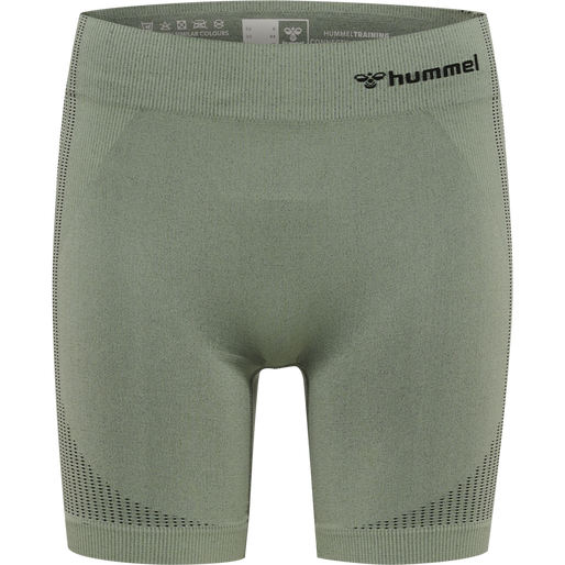 hmlMT SHAPING SEAMLESS MW SHORTS, LILY PAD, packshot