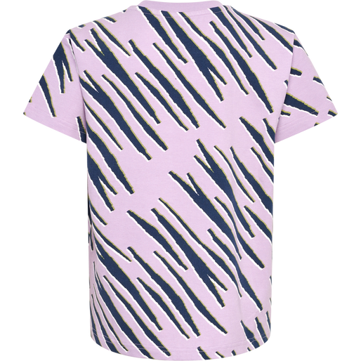 hmlRUSHY AOP T-SHIRT S/S, ORCHID BLOOM, packshot