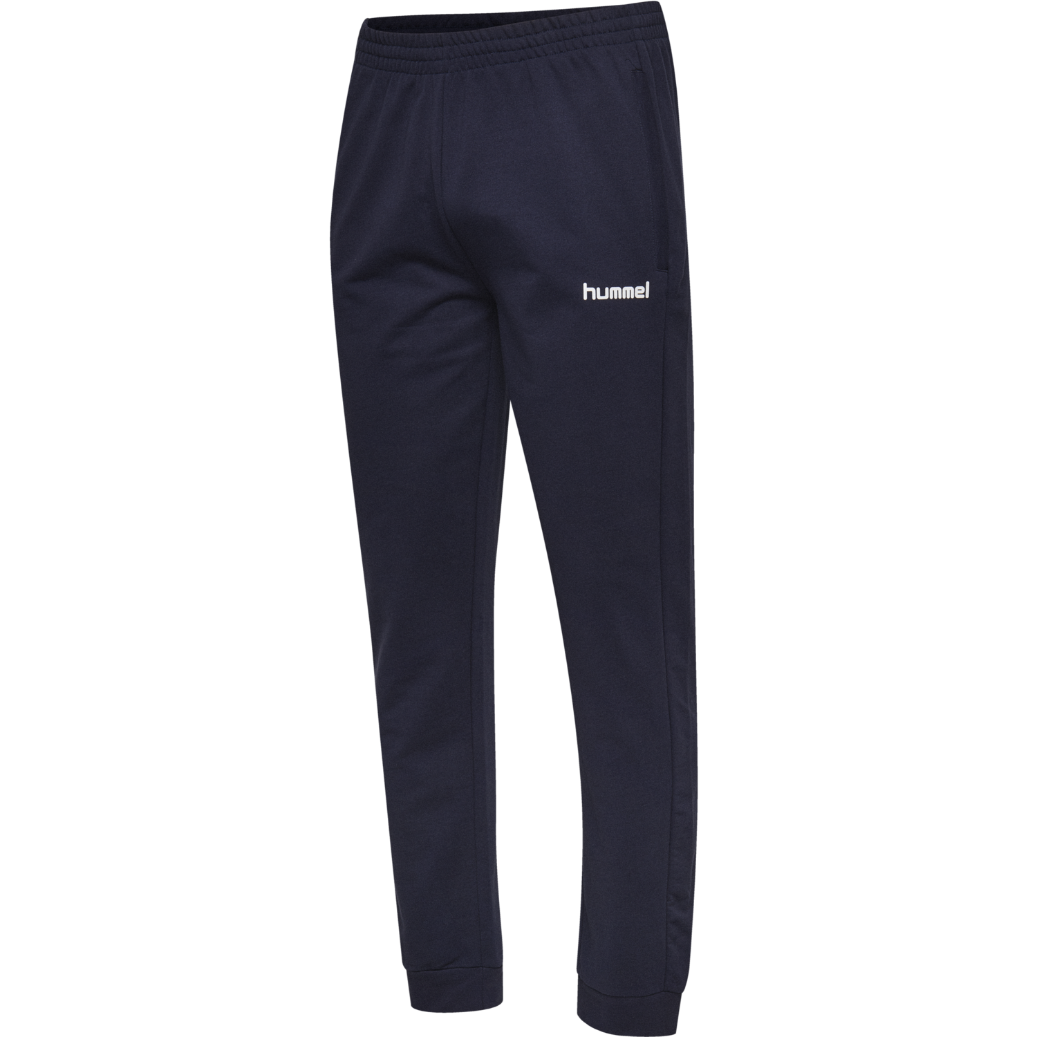HUMMEL GO COTTON PANT, MARINE, packshot