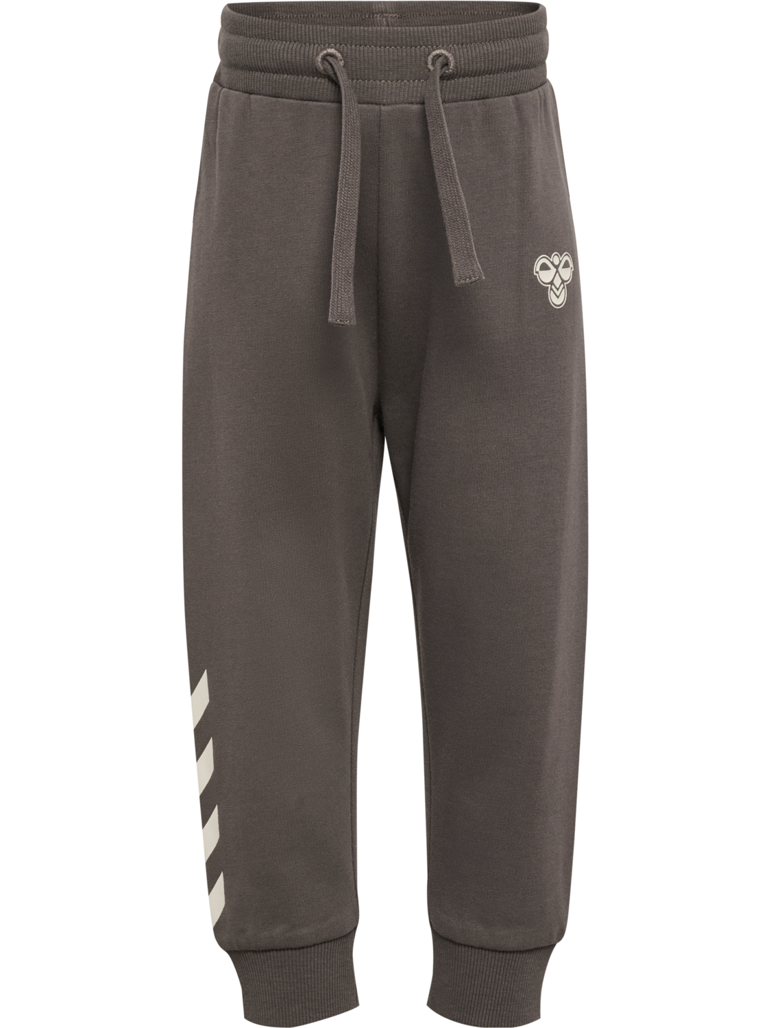 hmlMINI REG LOGO PANTS, DARK GULL GRAY, packshot