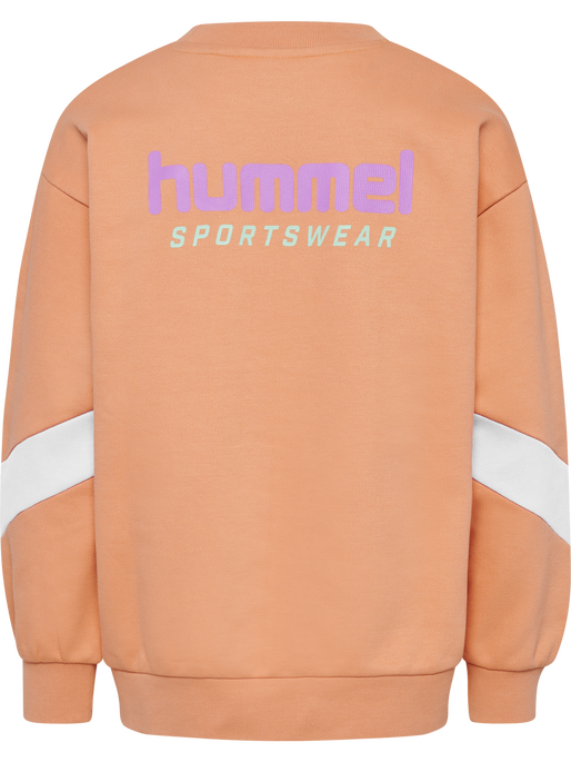 hmlJR OVERSIZED CREW SPORTSWEAR, PEACH BLOOM hmlJR OVERSIZED CREW SPORTSWEAR, PEACH BLOOM, packshot