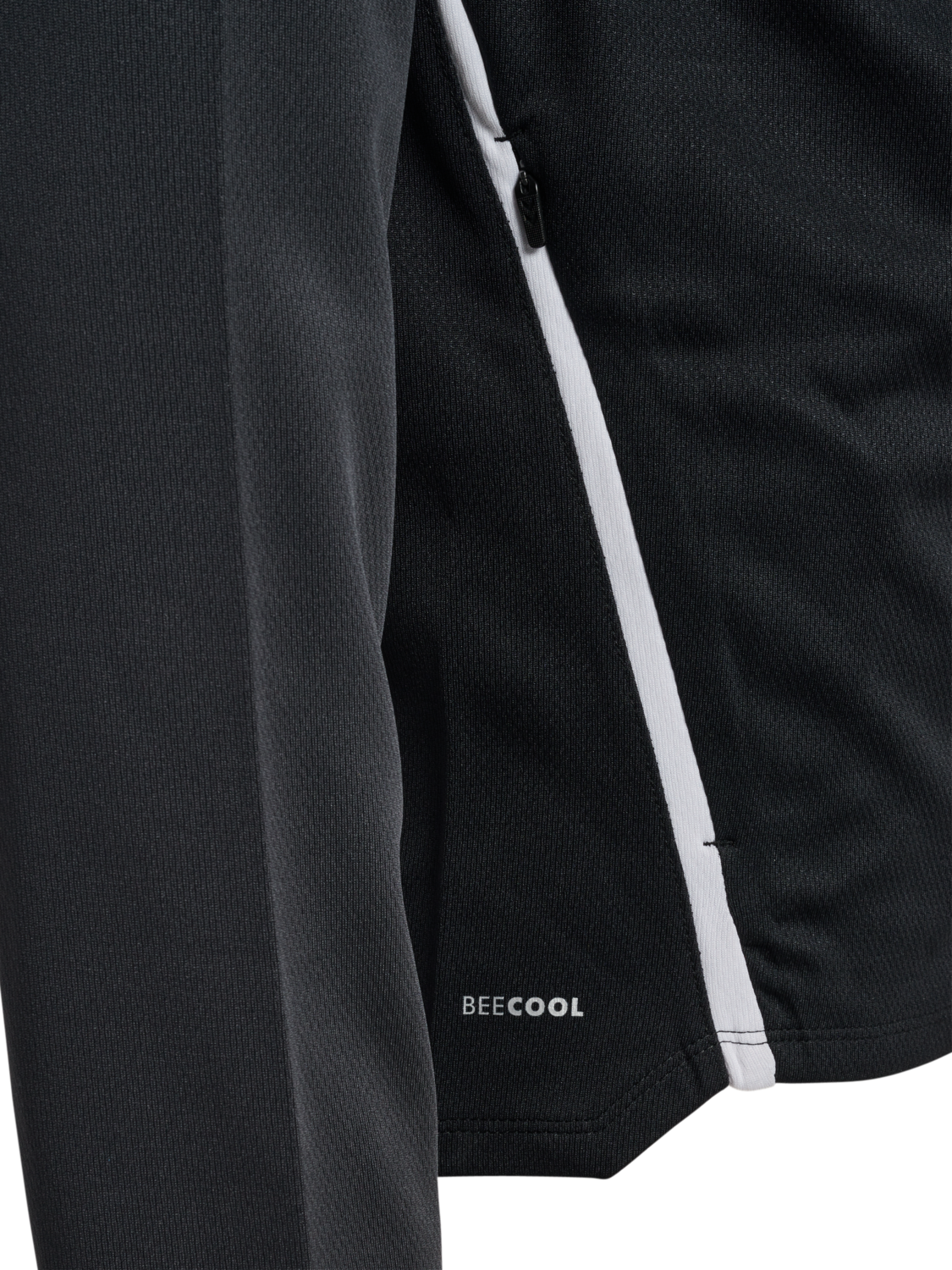 hmlLEAD 2.0 ZIP HOODIE, BLACK/ASPHALT, packshot