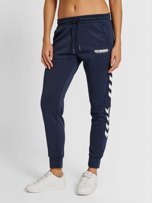 hummel LEGACY WOMAN REGULAR PANTS - BLUE NIGHTS hummel.dk