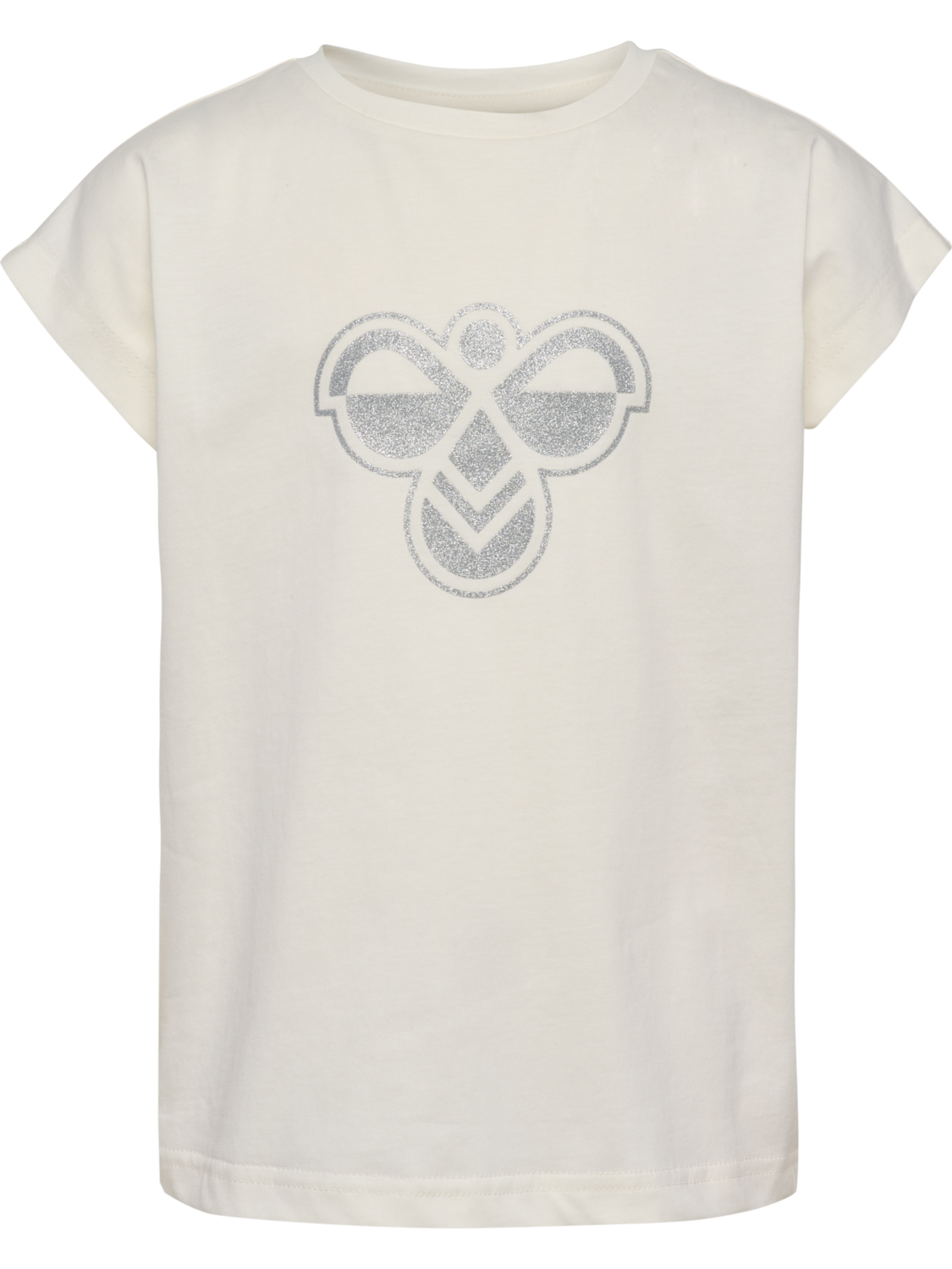 hmlJR REG T-SHIRT S/L BIG BEE, BLANC DE BLANC, packshot