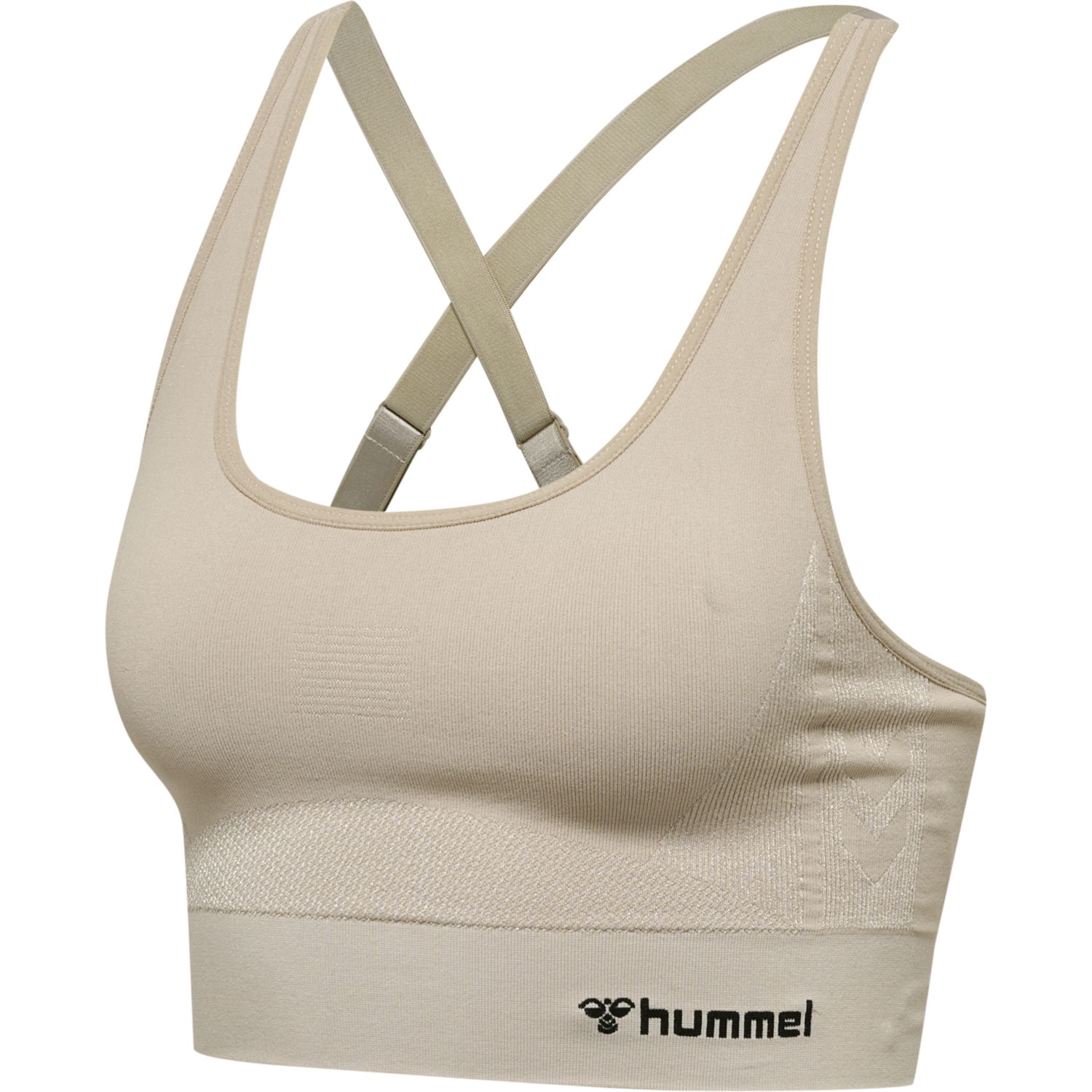 hmlCLEA SEAMLESS  SPORTS TOP, CHATEAU GRAY, packshot