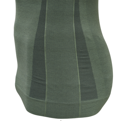 hmlTE MIKE SEAMLESS T-SHIRT L/S, LAUREL WREATH/LILY PAD MELANGE, packshot