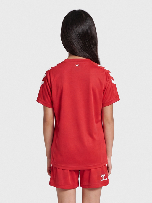 hmlCORE XK POLY JERSEY S/S KIDS, TRUE RED, model