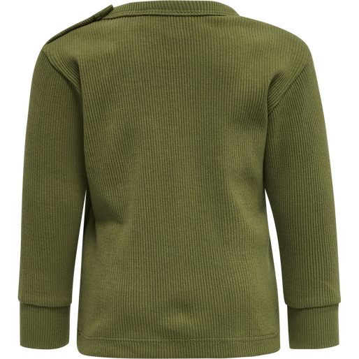 hmlSAMI T-SHIRT L/S, CAPULET OLIVE, packshot