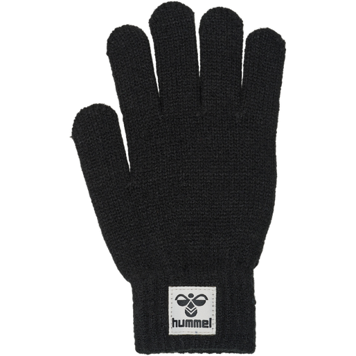 hmlKVINT GLOVE 3 PK, BLACK/GREY MELANGE, packshot