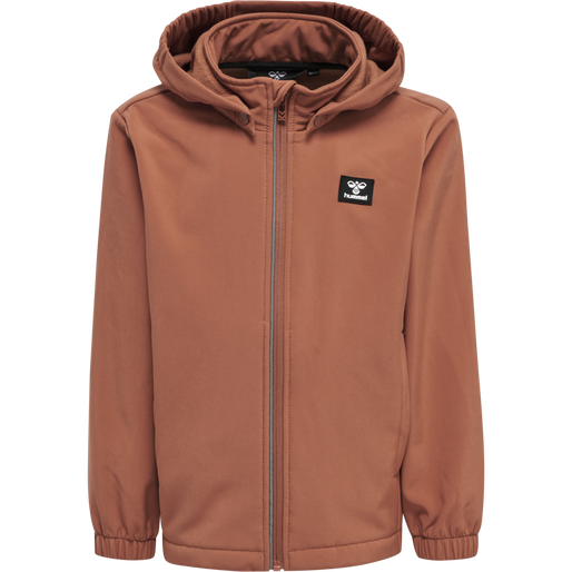 hmlMARS SOFTSHELL JACKET, COPPER BROWN, packshot