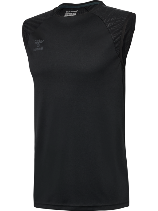 hmlPRO TRAINING JERSEY S/L, BLACK, packshot