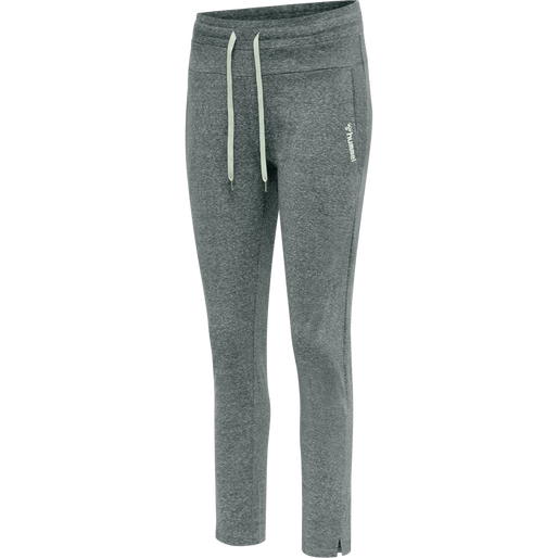 hmlZANDRA REGULAR PANTS, DARKEST SPRUCE MELANGE, packshot