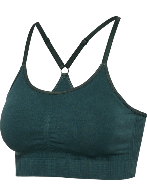 hmlMT DEFINE SEAMLESS PADDED BRA, GREEN GABLES, packshot