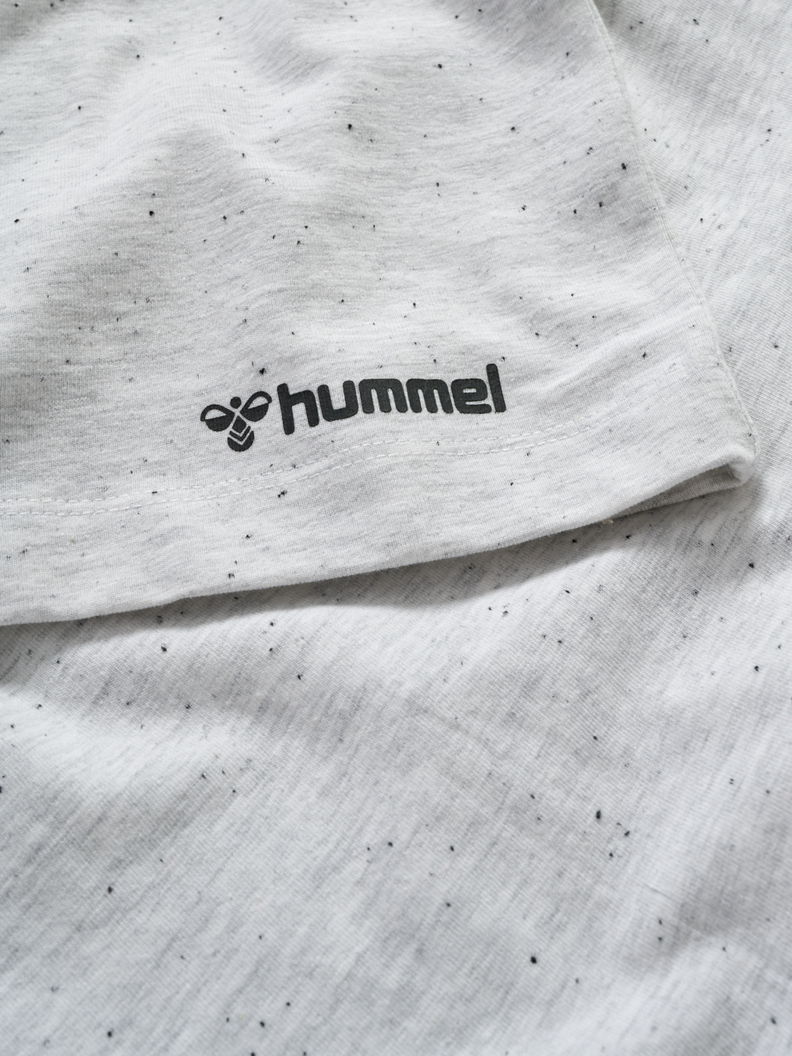 hmlMT ULTRA BOXY SHORT T-SHIRT, WHITE MELANGE, packshot