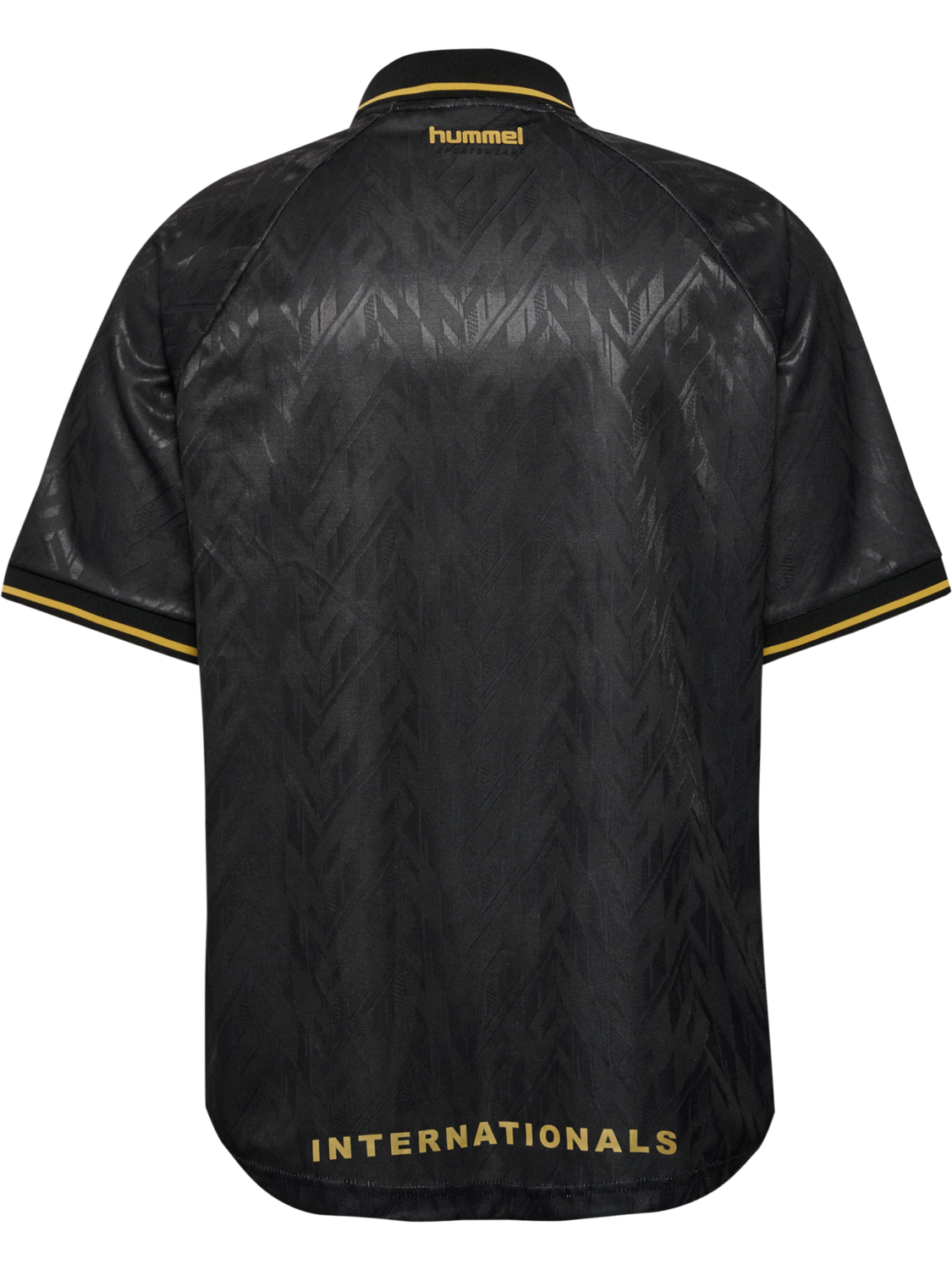 hmlLOOSE BAY SOCCER JERSEY S/S, BLACK, packshot